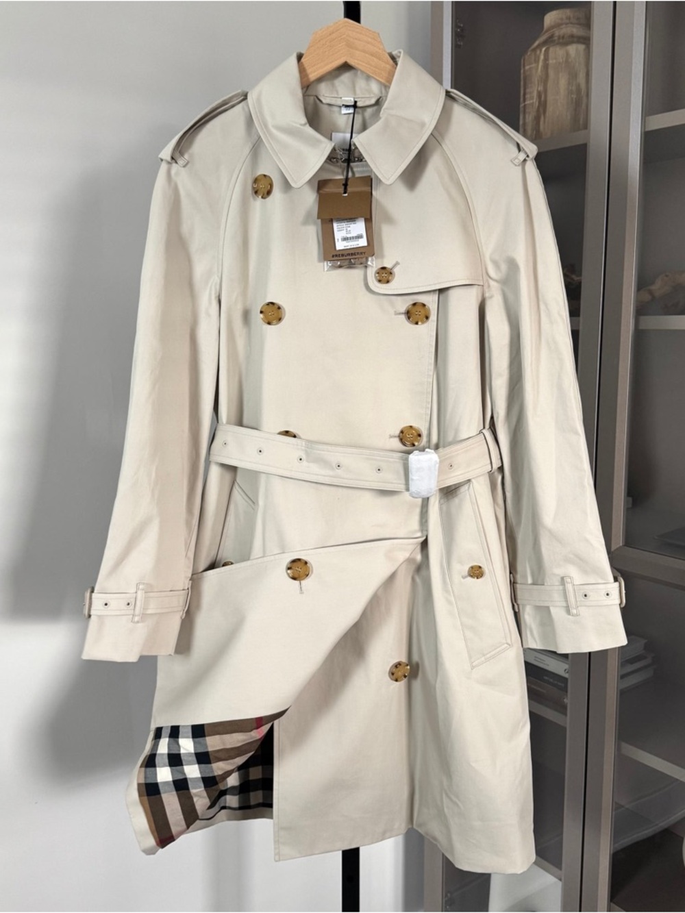 NEW Burberry Hillington Trench Coat - Size 16